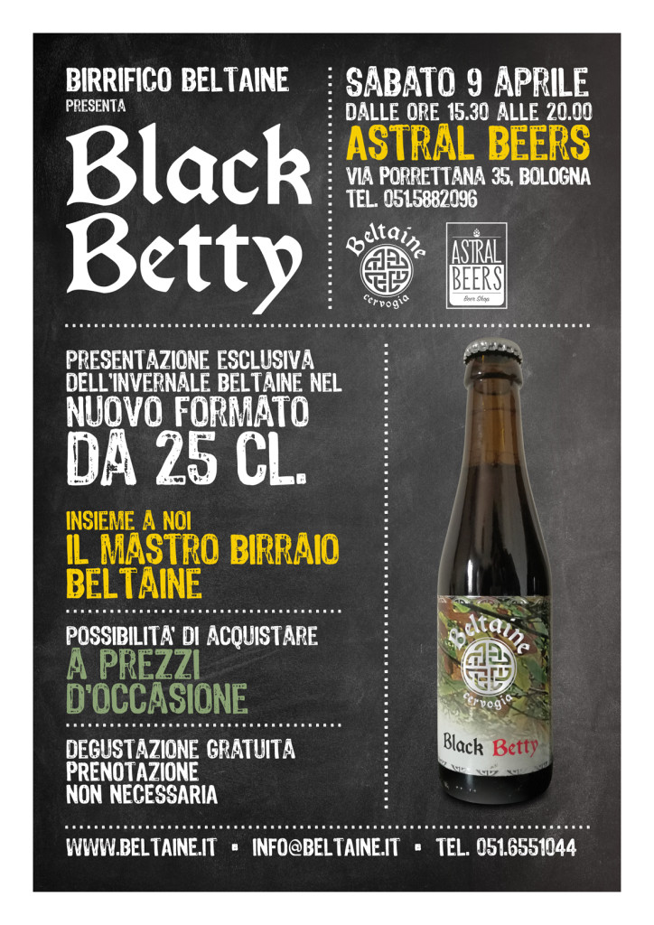 black betty presentazione 9 aprile